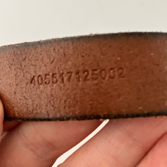 Polo by Ralph Lauren Dark Brown Belt with solid brass buckle & hardware - Picture 11 of 17